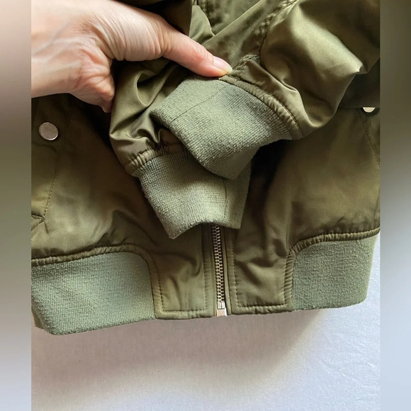 Topshop bomber moto zip up jacket Sz S - Picture 4 of 10